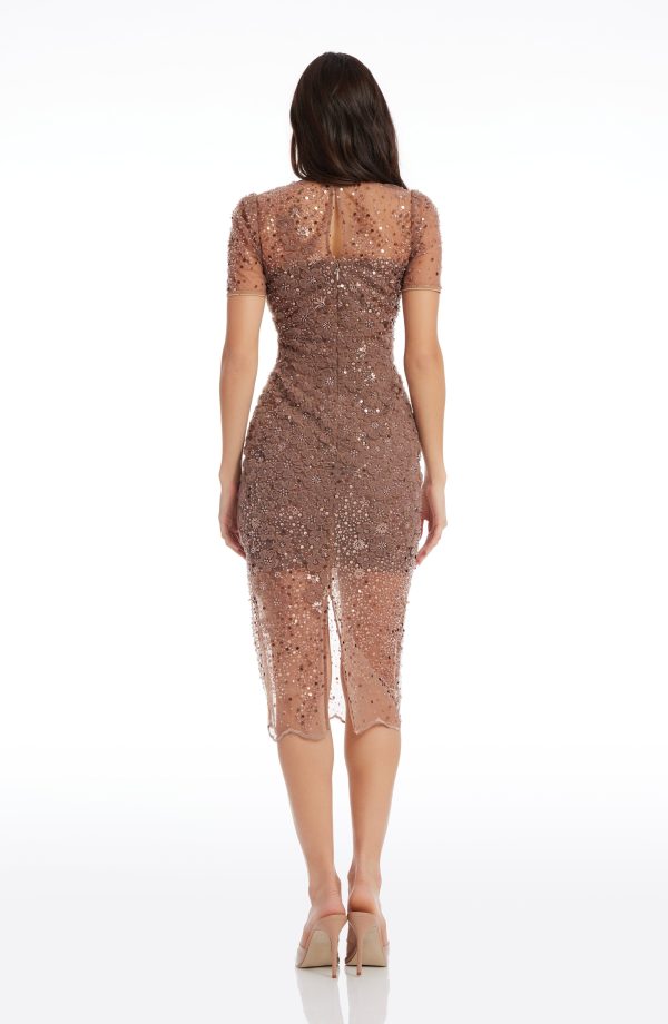 Lia 3D Beaded Dress