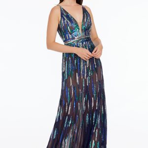 Samira Sequin Gown