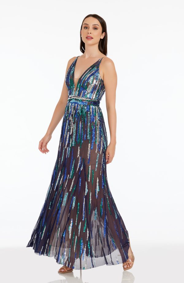 Samira Sequin Gown