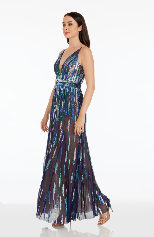 Samira Sequin Gown