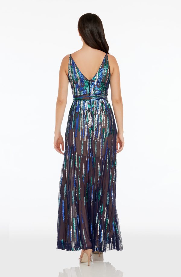 Samira Sequin Gown