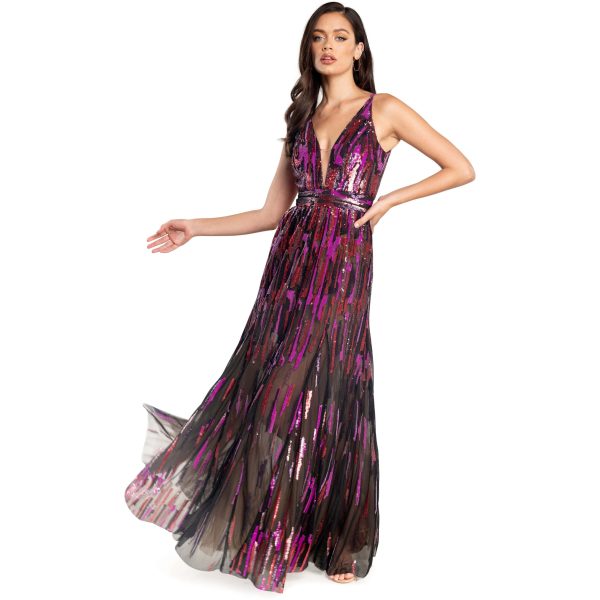 Samira Sequin Gown