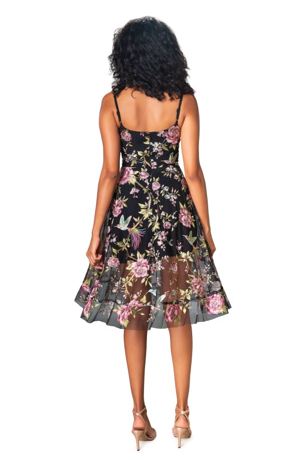 Umalia Hummingbird Embroidery Dress