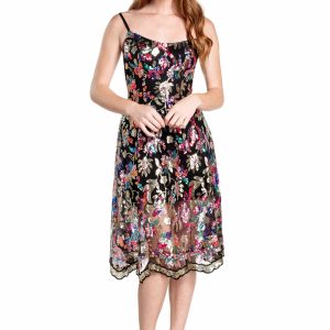 Umalia Hummingbird Embroidery Dress