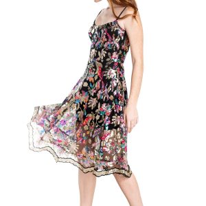 Umalia Hummingbird Embroidery Dress