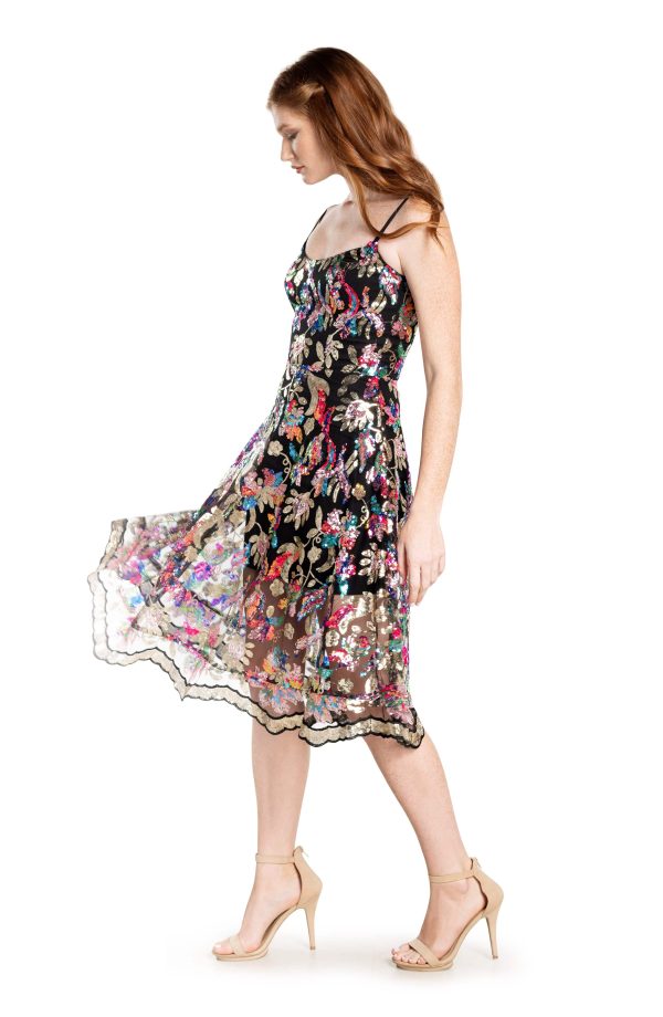 Umalia Hummingbird Embroidery Dress