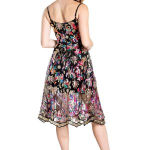 Umalia Hummingbird Embroidery Dress